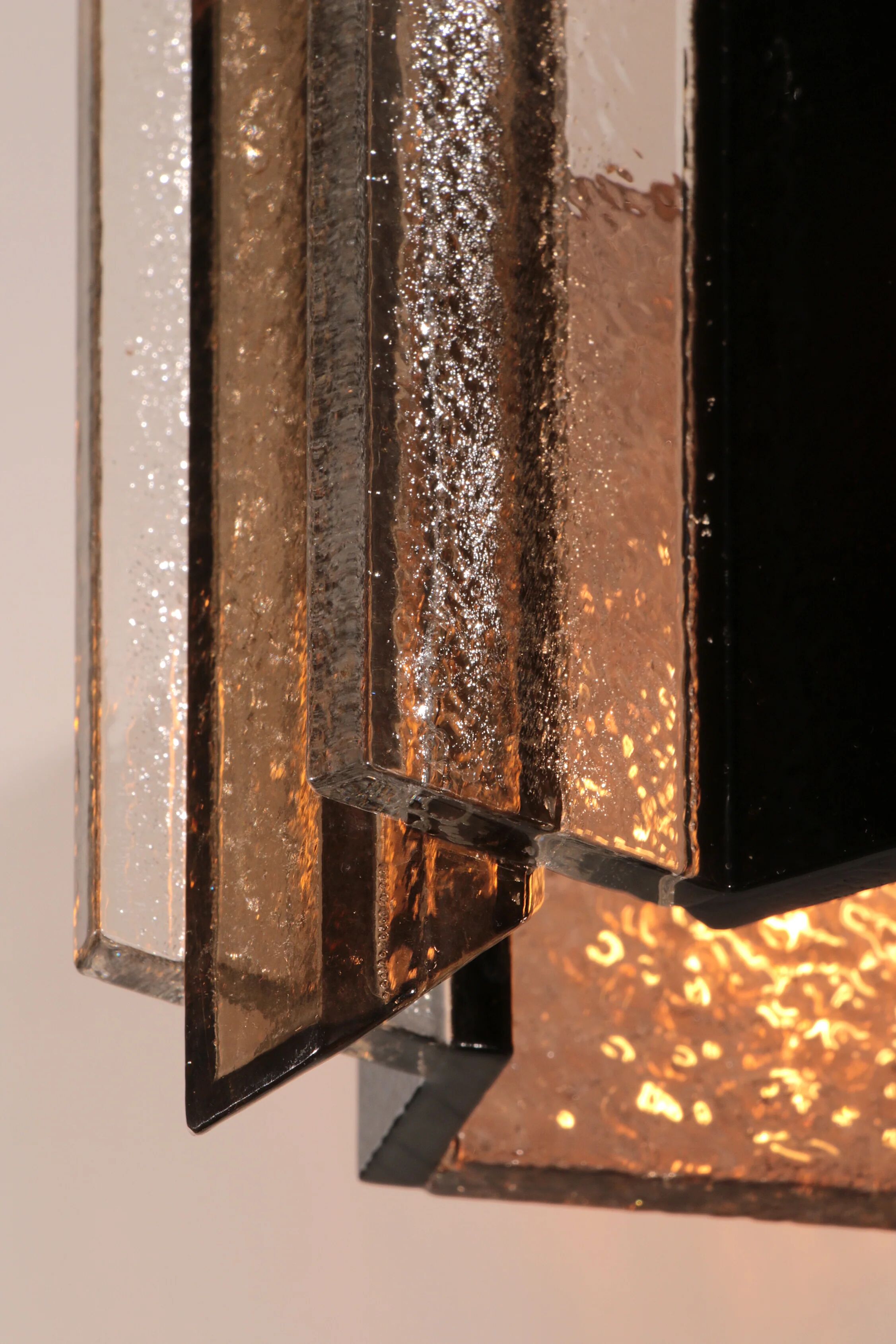 Danish Space Age wall sconces by Claus Bolby for Cebo Industri, 1970s