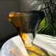 Vase tricolore en cristal soufflé du milieu du siècle par Per Lütken