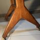 Old wooden shop rack valet casters