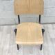 Lot de 6 chaises vintage Galvanitas couleur crème
