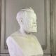 White marble statue bust signed Cassano