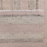 pink brown wool runner rug, Turkish vintage runner kilim  67x293 cm