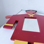 Child's character painted wooden mirror