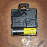 Bayard vintage formica wall clock red