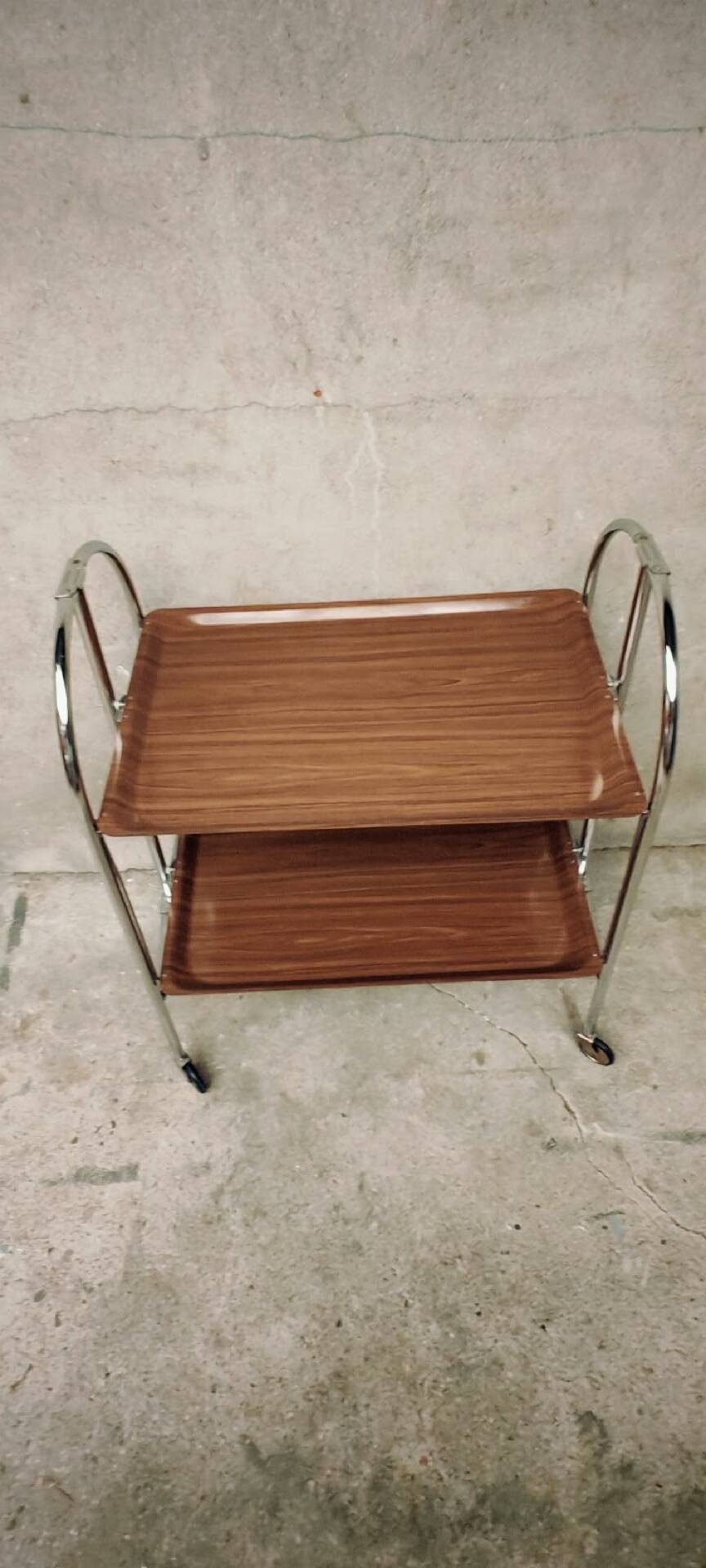 Rolling and folding table from the 70s.
