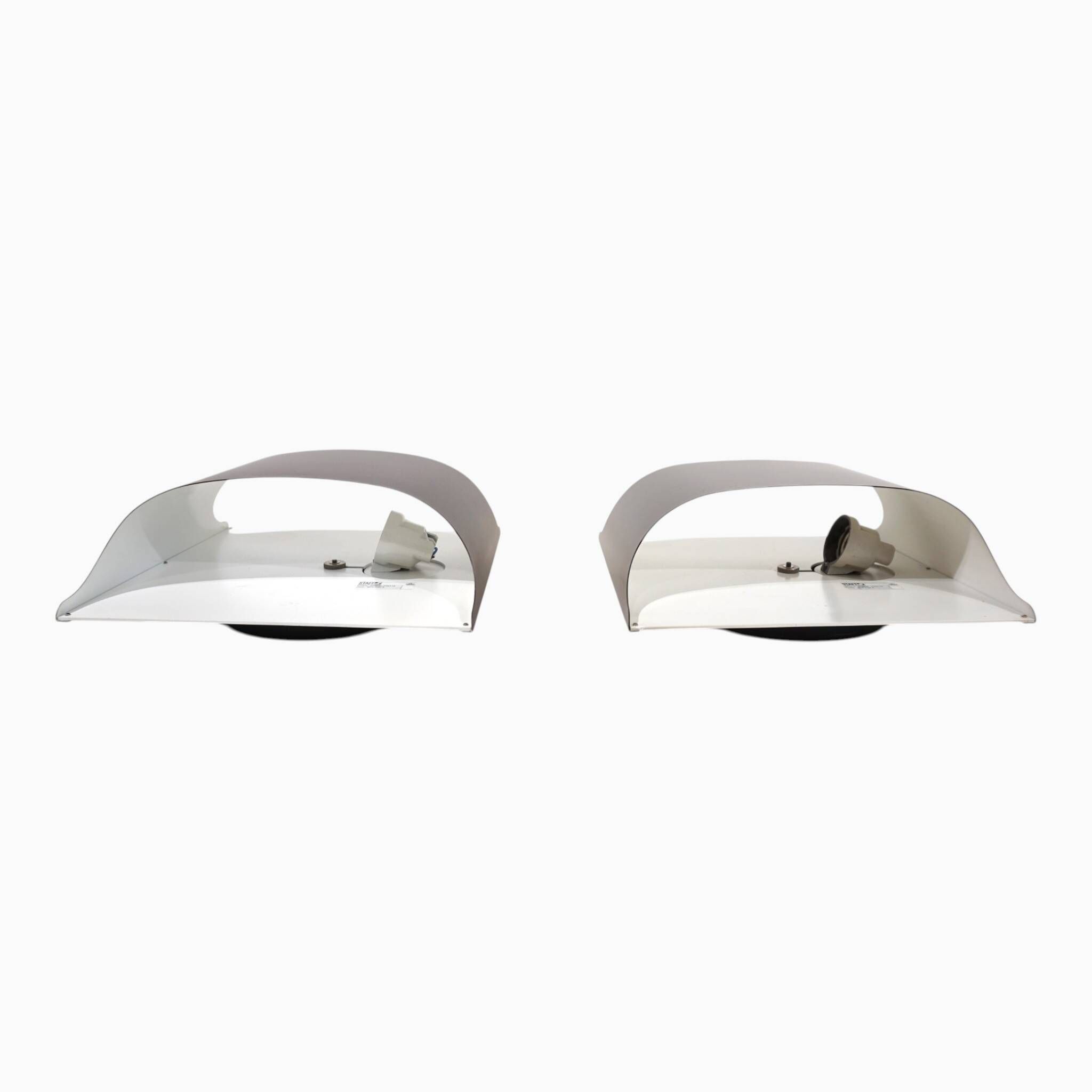 Pair of Staff 2030/31 Sconces by Rolf Krüger & Dieter Witte, 1960