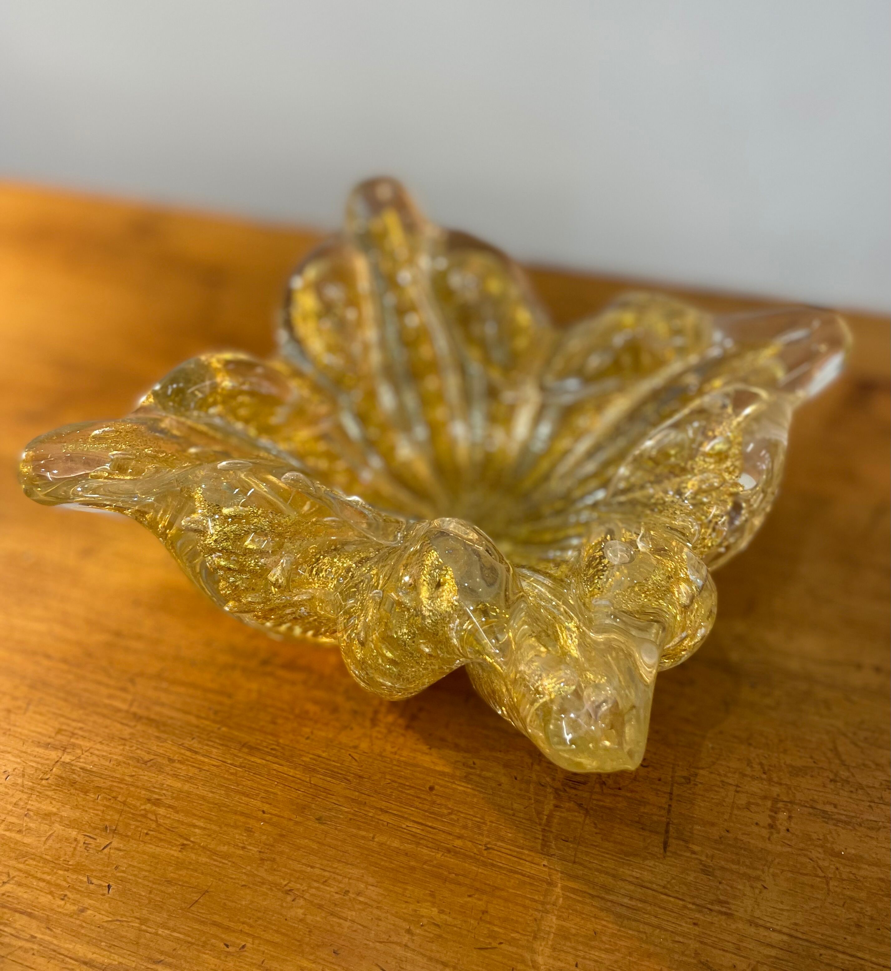 Italian glass ashtray