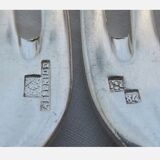 Alfenide Christofle 12 table covers 24p silver metal Model Pompadour