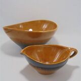 Salad bowl and sauce boat Accolay