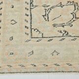 5x9 Soft Orange Handwoven Vintage Persian Rug, 157x263 Cm