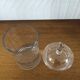 Bonbonnière with its glass lid