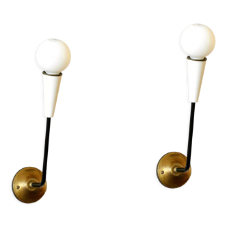 Pair of Italian wall sconces 50s