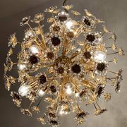 Large Floral Ball Chandelier by Palwa