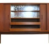 Deens en teck du milieu du siècle design Westergaard midboard 'Snertinge' | 200,5 cm