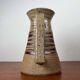 Danish modern studio pottery vase by Tue Poulsen for Tue Keramik, 1960.