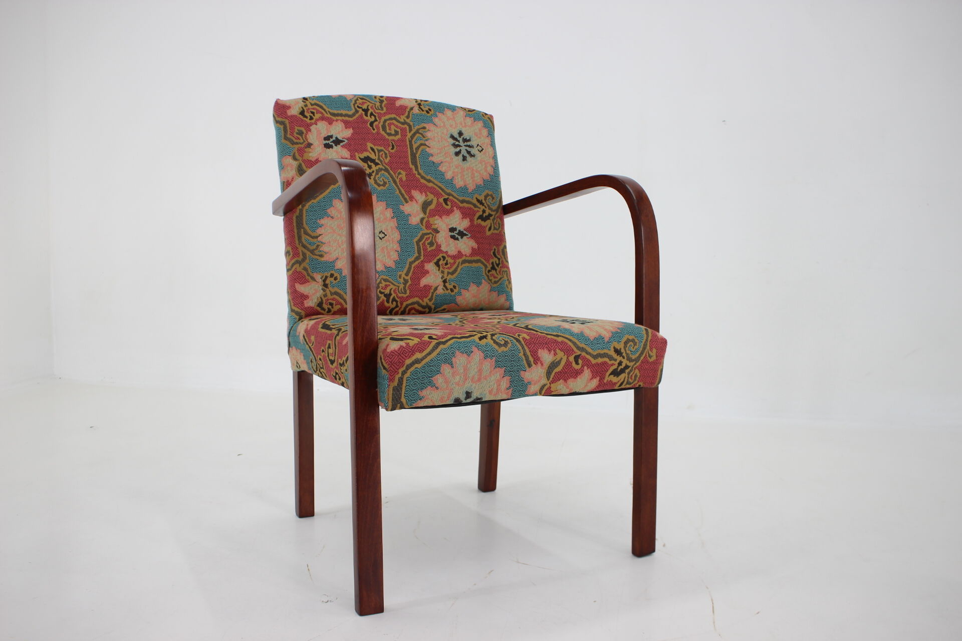 1930s Bentwood Beech Armchair ,Czechoslovakia