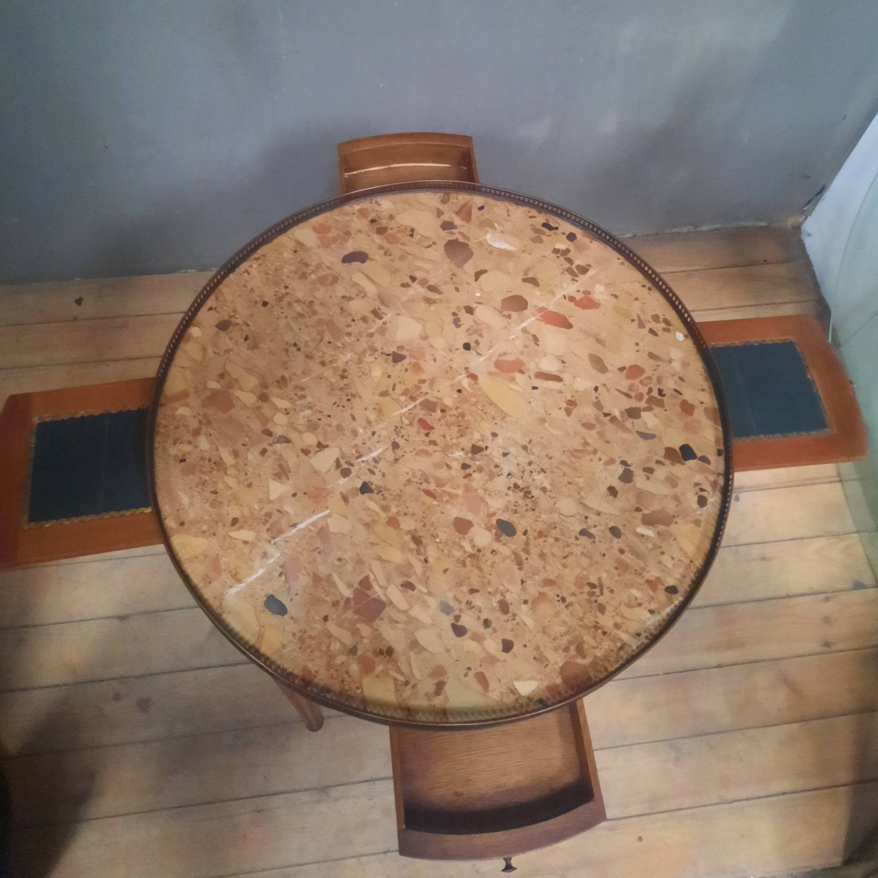 Louis XVI style hot water bottle table