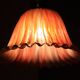 Suspension fleur rose