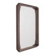 VINTAGE 1960S WALL MIRROR IN WALNUT WOOD DESIGNED BY DINO CAVALLI