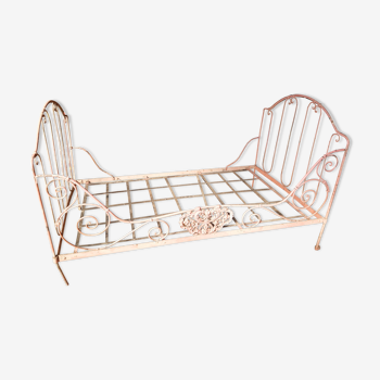 Old wrought iron bed