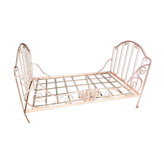 Old wrought iron bed
