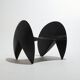 Assise Aigeon en bois noir