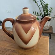 Théière vintage art déco