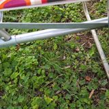 Pair of vintage folding camping chairs 70s