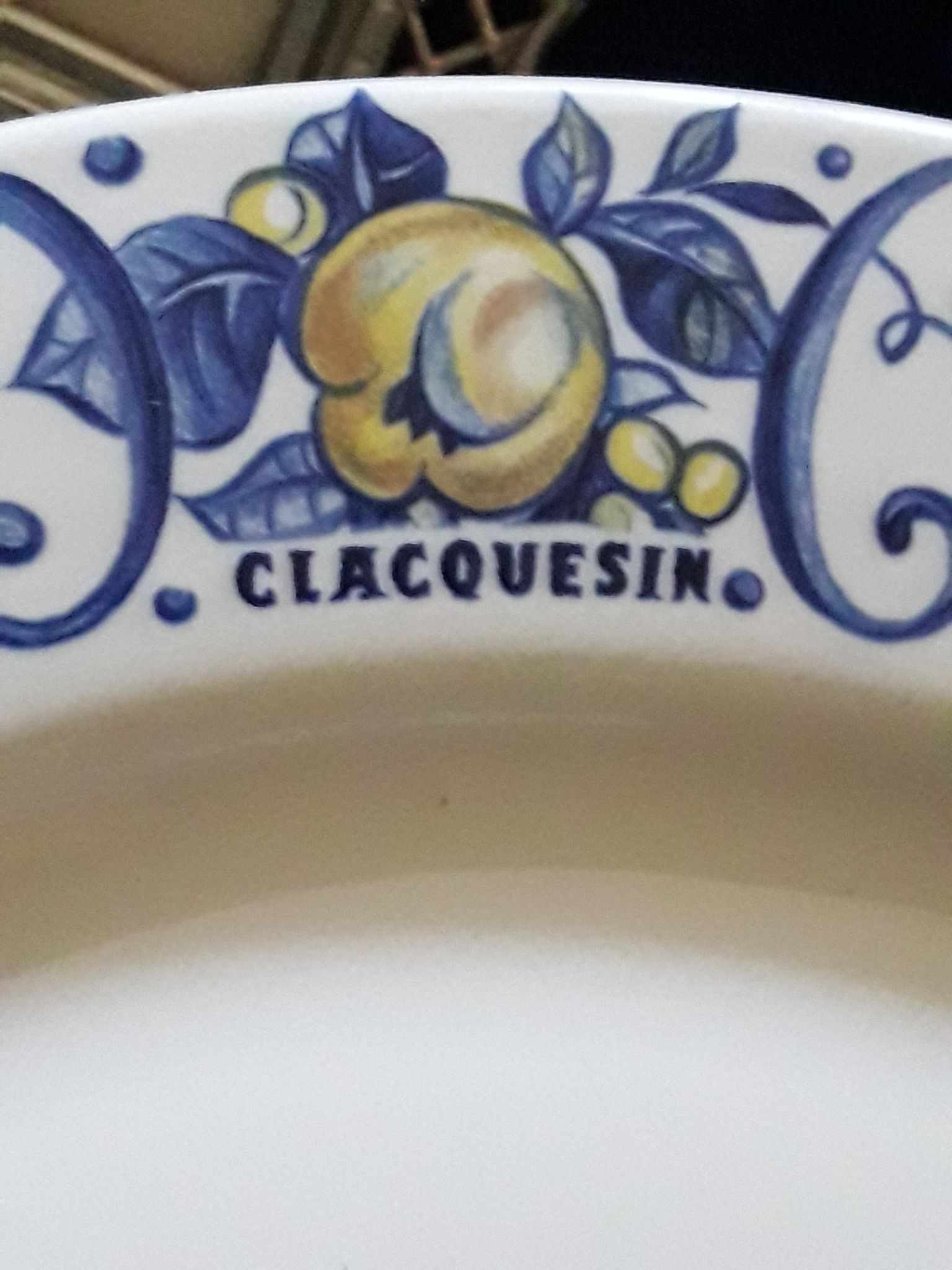 5 plates Villeroy and Boch model Cadiz Clacquesin diam 24 cm