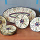 Service with oysters and shellfish in Quimper earthenware