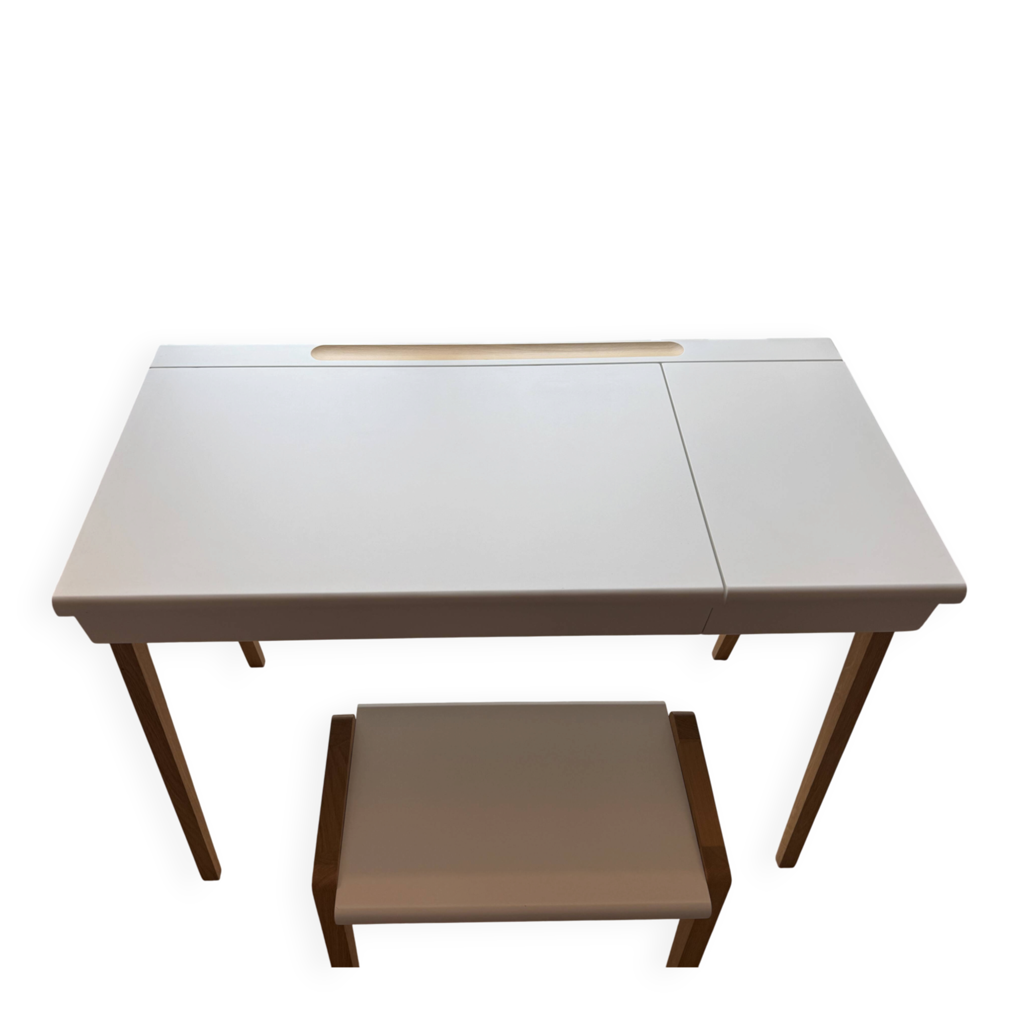 Bureau + tabouret blanc Œuf NYC