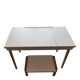Desk + white Egg stool NYC