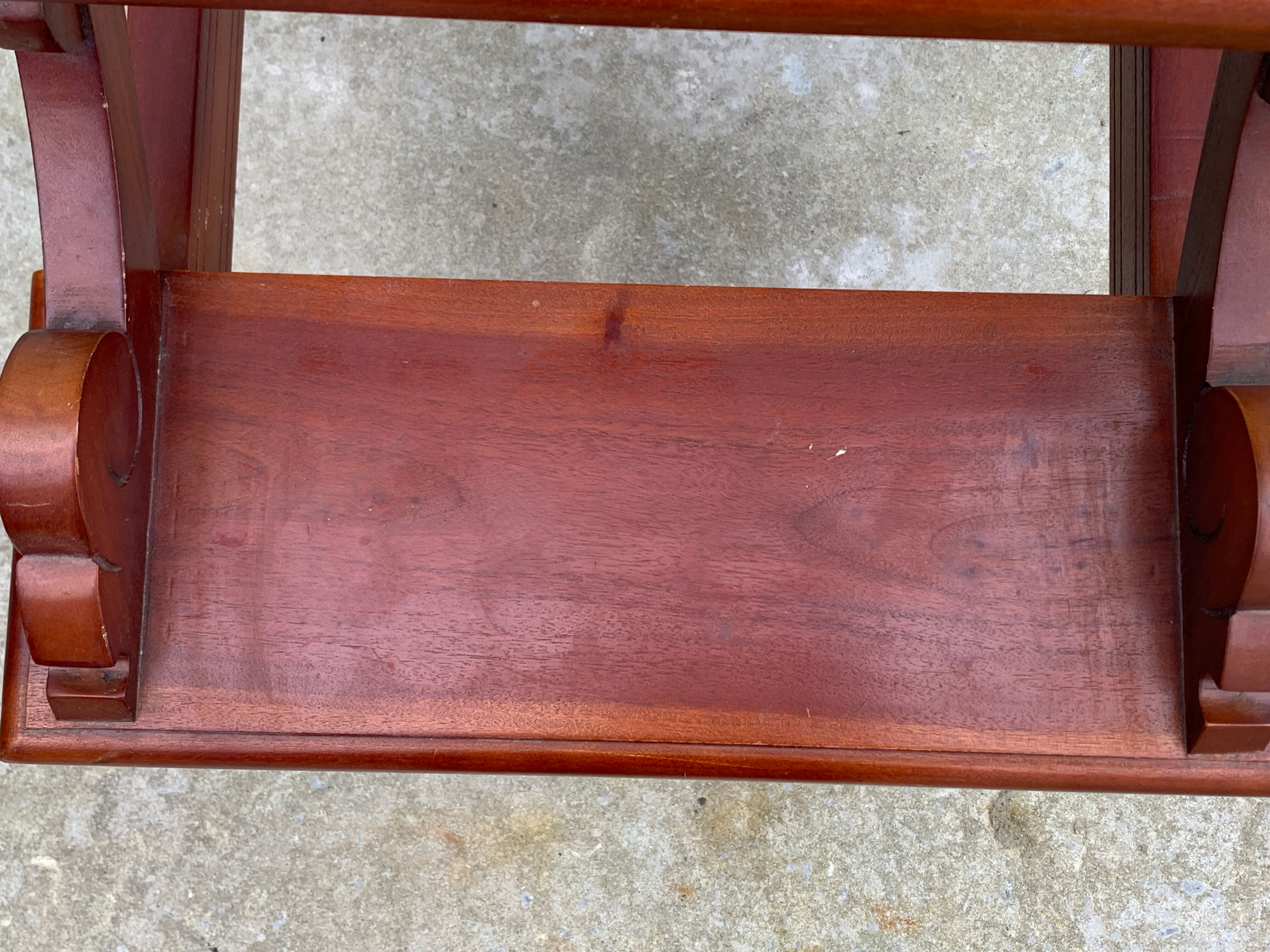 Escabeau anglais en bois XXème siècle