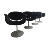 Set of 4 armchairs "little tulip" by Pierre Paulin 1965