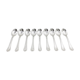 Solid silver moka spoons