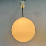 Vintage Chandelier with Milk Glass from Elektrosvit, 1960s