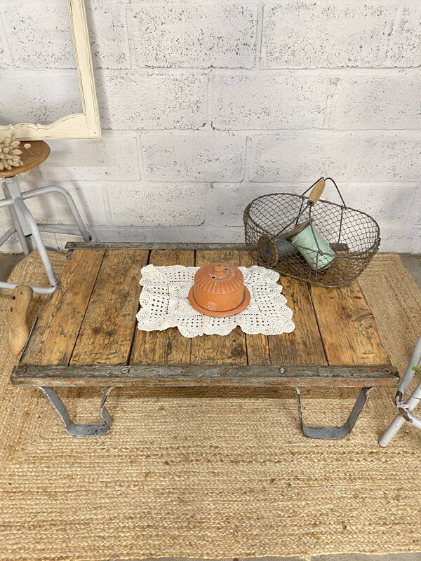 Table basse - ancienne palette SNCF