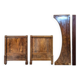 Restoration period daybed in flamed mahogany