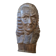 Buste de J.S Bach sculpté en bois - statuette vintage