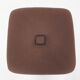 Tabouret en laine marron par Clemens Claessen pour Stokking Terwolde, Pays-Bas 1960