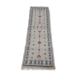 Tapis couloir kilim traditionnel