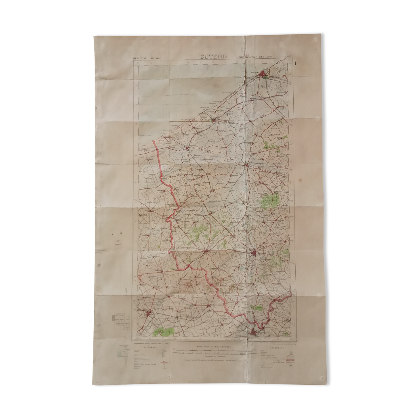 Ostend 1911's eye-watering map