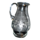 Antique Louis XVI ribbon basket carafe pitcher acid etching pantogravure