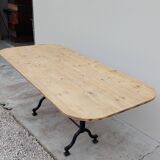 Table de restaurant bistrot en fonte -1m76