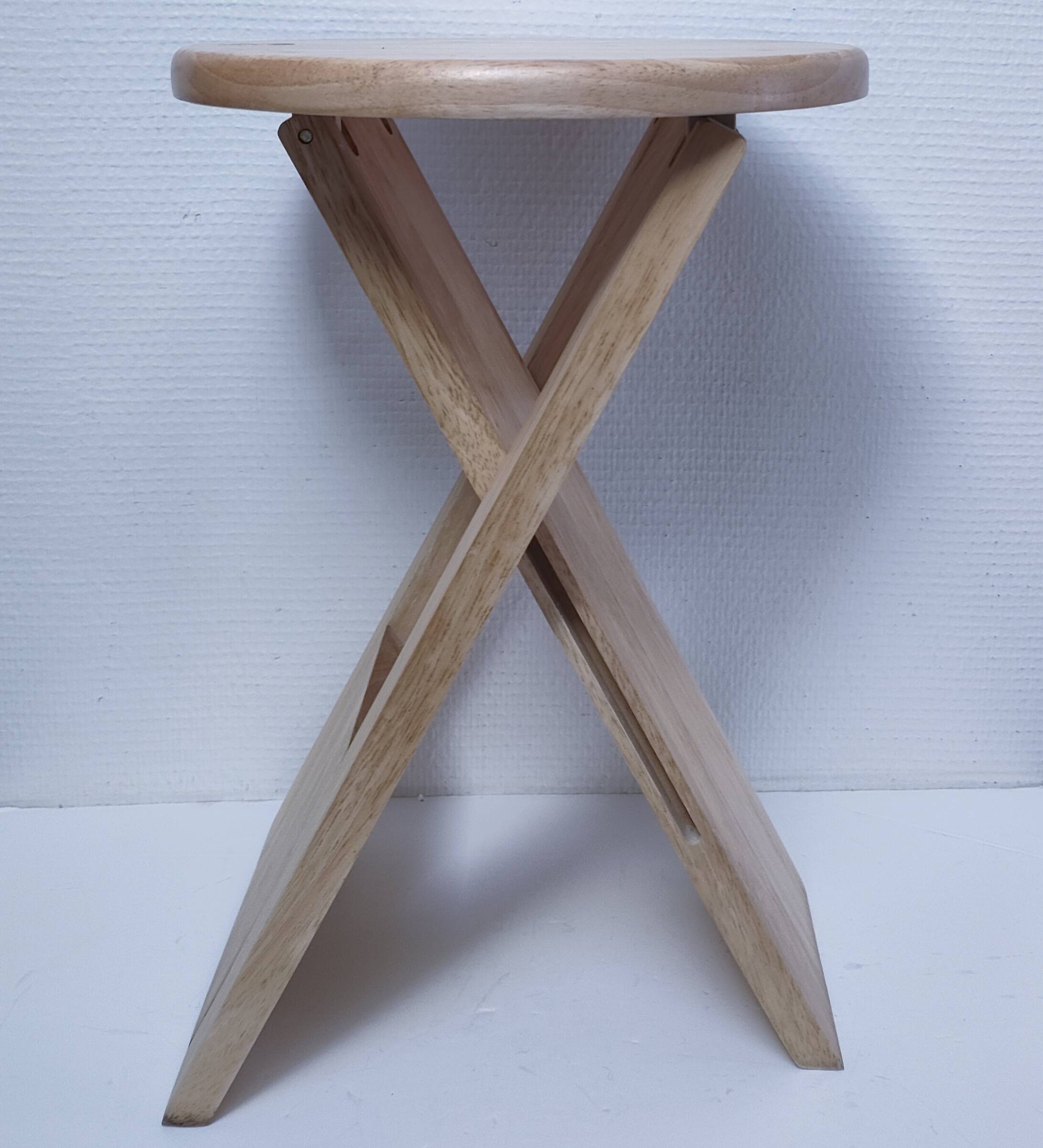 "Suzy" stool by Adrian Reed solid beech 80s