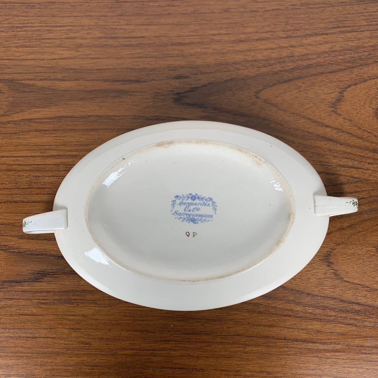 Soupière, légumier Sarreguemines U&C, modèle Marguerite