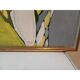 Huile sur toile Jean Cheynel "Variation florale"