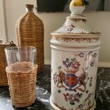 Twentieth century Paris porcelain pharmacy pot