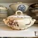 Small brown ironstone tureen by HB & Cie