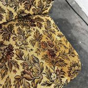 Vintage floral cocktail chair / armchair / single seater armchair